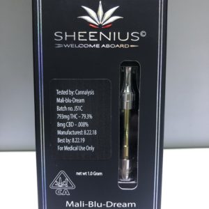 Sheenius Cartridge- Mali-Blu-Dream