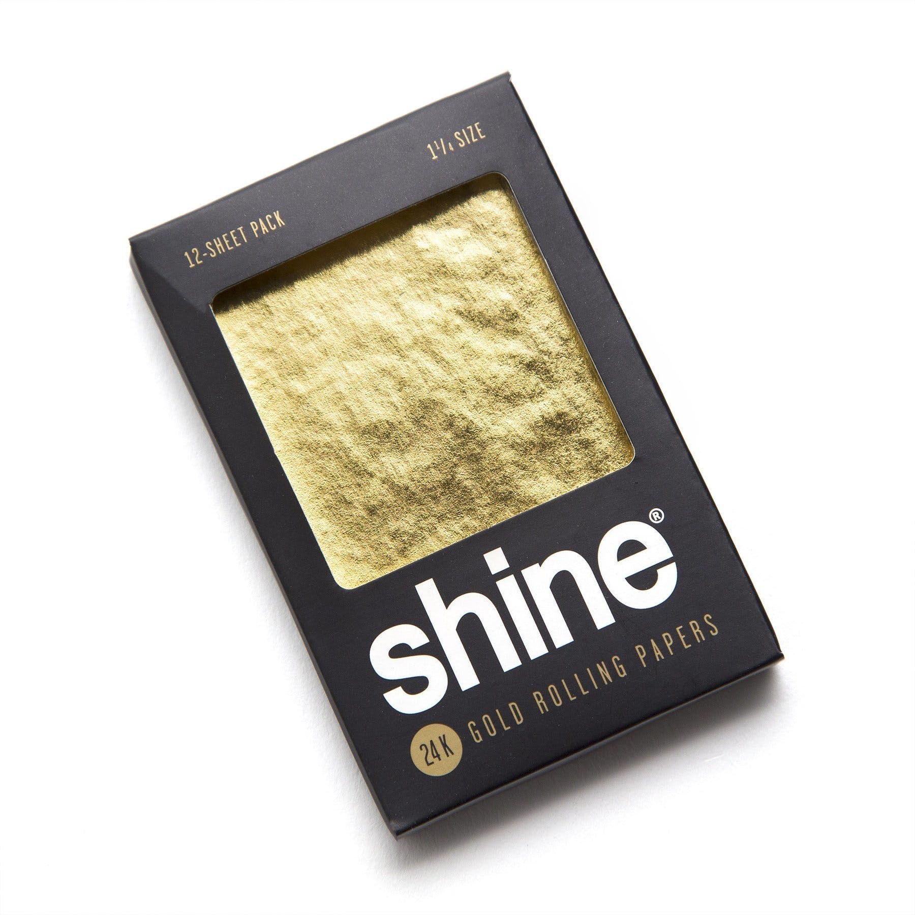 Shine 24k Rolling Papers - 12-sheet pack