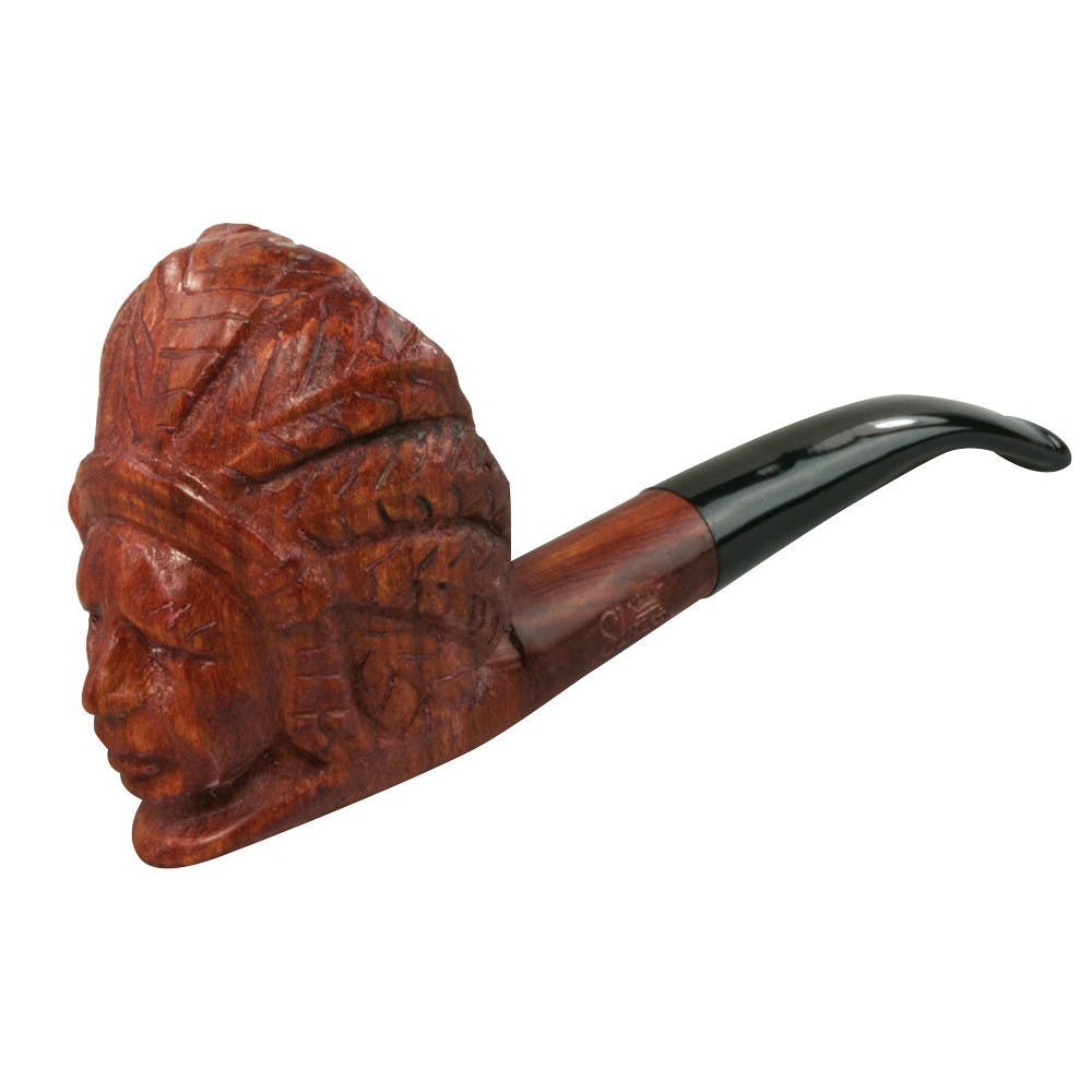 Shire Pipe 6.5" Red Sandalwood Head dress