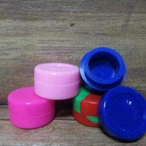 Silicone Dab Containers, Non-Stick Oil, Wax Container Jar