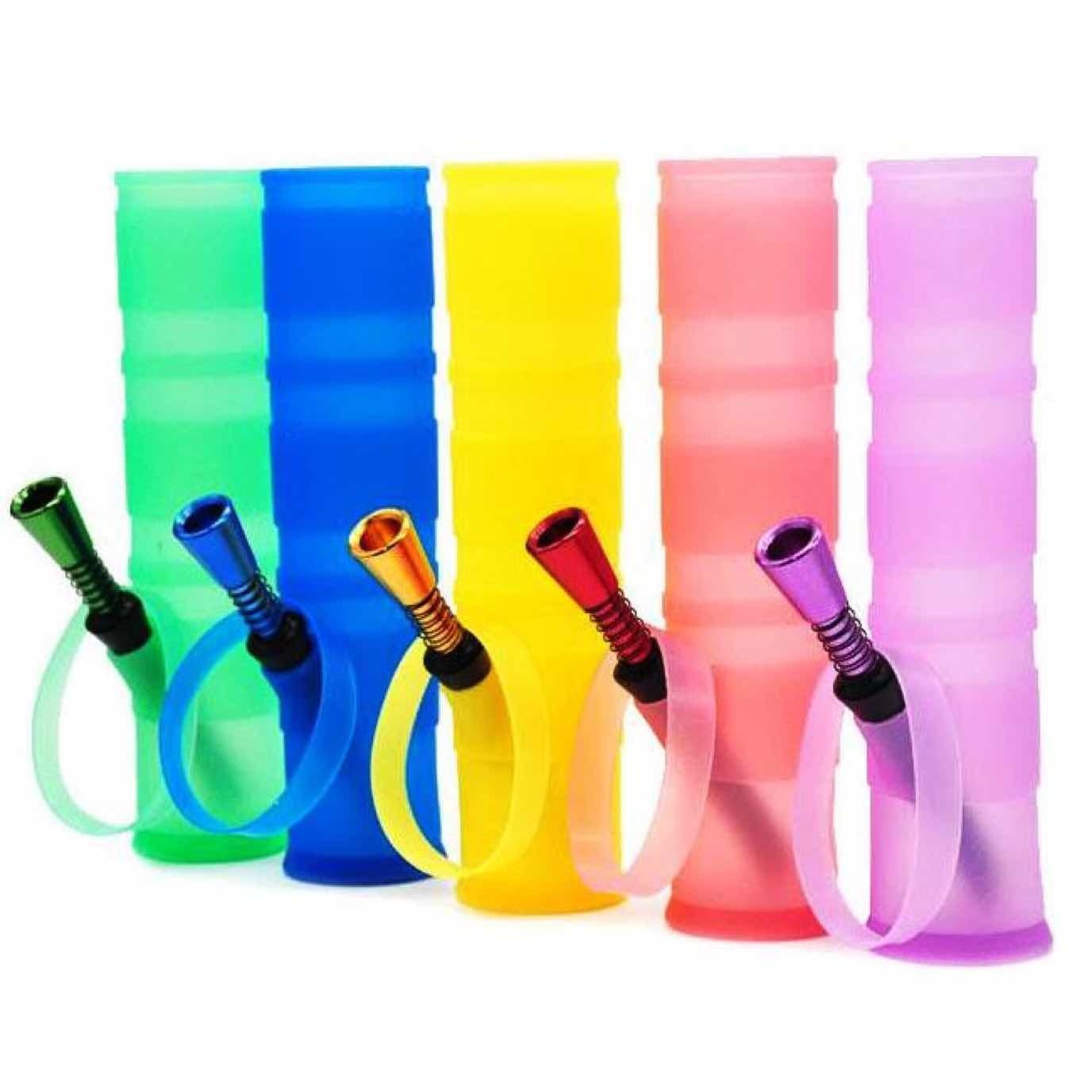 Silicone Foldable 8" Water Pipe Bong