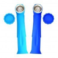 Silicone Hand Pipe- Blue 82665