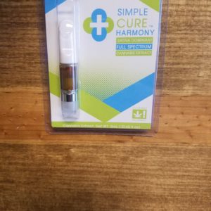 Simple Cure Harmony .5 gram vape Cartridge