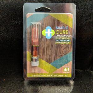 Simple Cure Private Reserve .5g Vape Cartridge