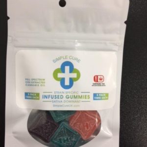 Simple Cure 'Sativa Dominant' Gummies