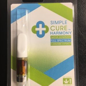 Simple Cure Vape Cartridge Sour Diesel