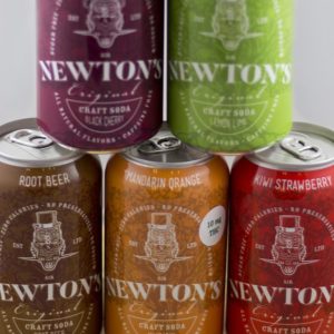 Sir Newton's: THC Kiwi Strawberry Craft Soda 10MG