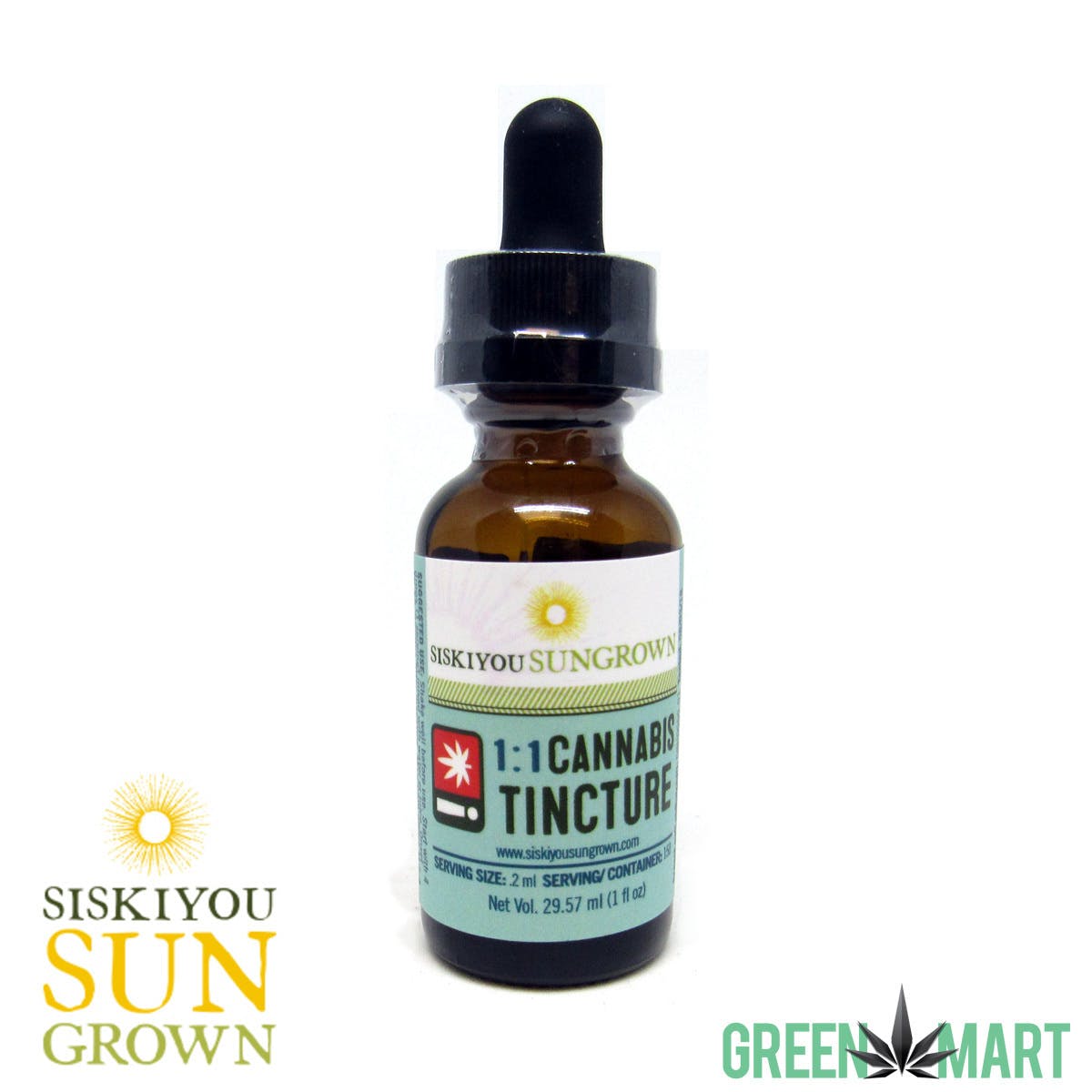 Siskiyou Sun Grown - 1:1 THC:CBD Tincture