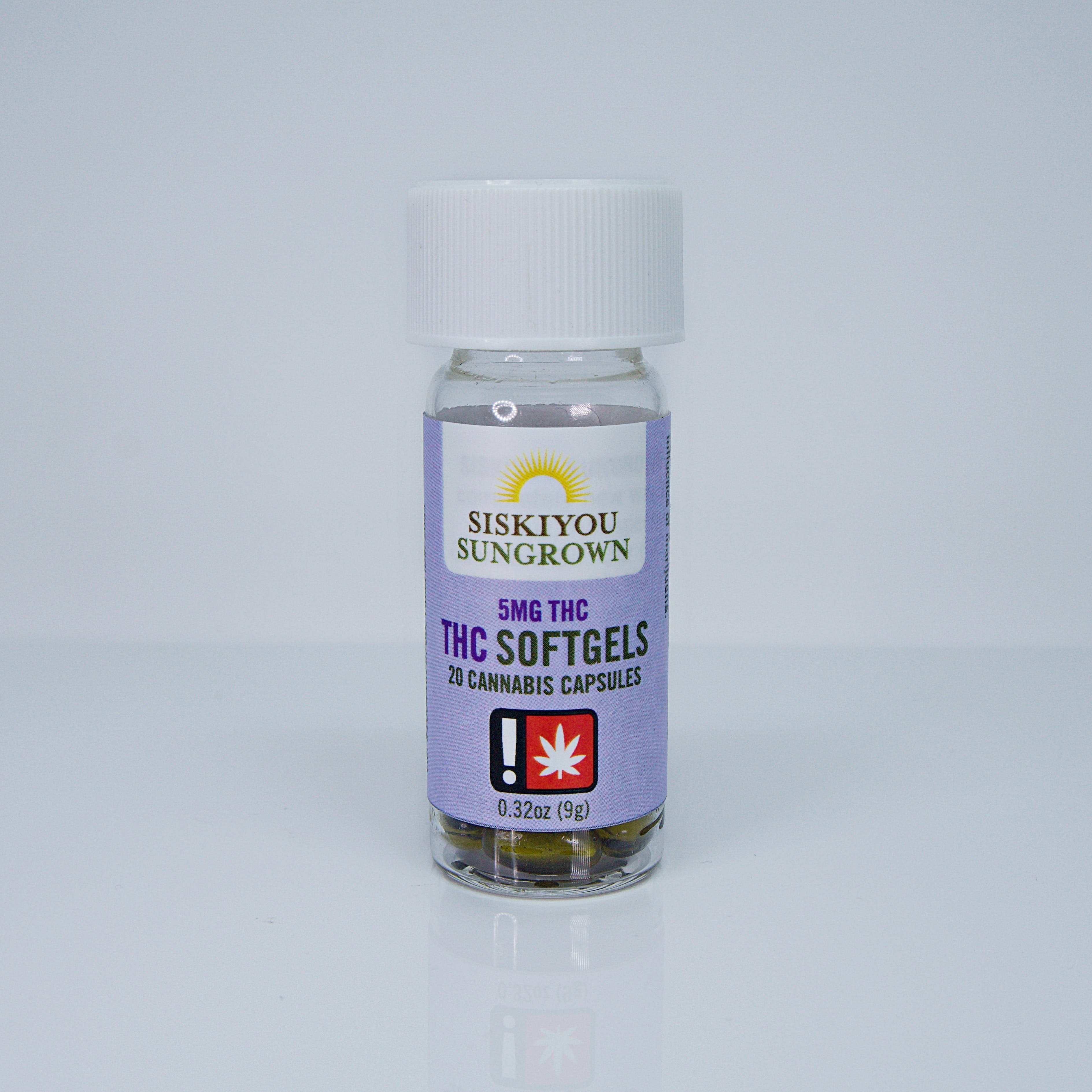 Siskiyou Sungrown THC Softgels - 100 mg