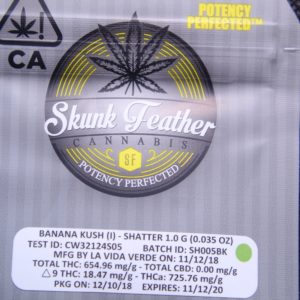 Skunk Feather - Banana Kush Shatter
