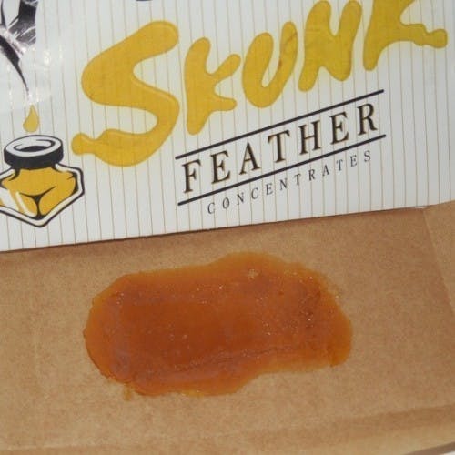 Skunk Feather Shatter 1g- Cherry Chem