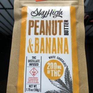 Sky High Peanut Butter Banana Bar