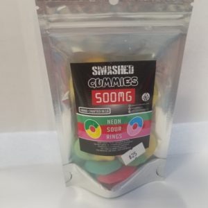 Smashed: Neon Sour Rings (500mg)