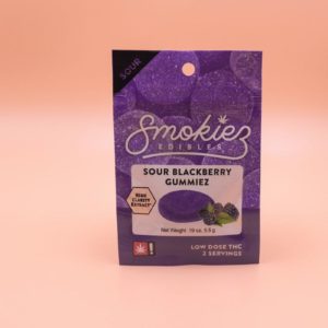 Smokiez- 100MG Blackberry Gummies