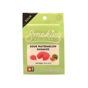 Smokiez- 100mg Sour Watermelon Gummies