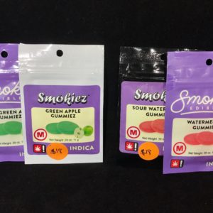 Smokiez Gummiez: MED - Indica Green Apple Sour
