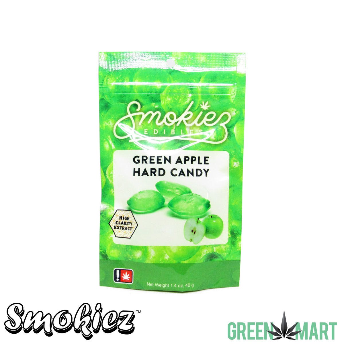 Smokiez Hard Candies - Green Apple