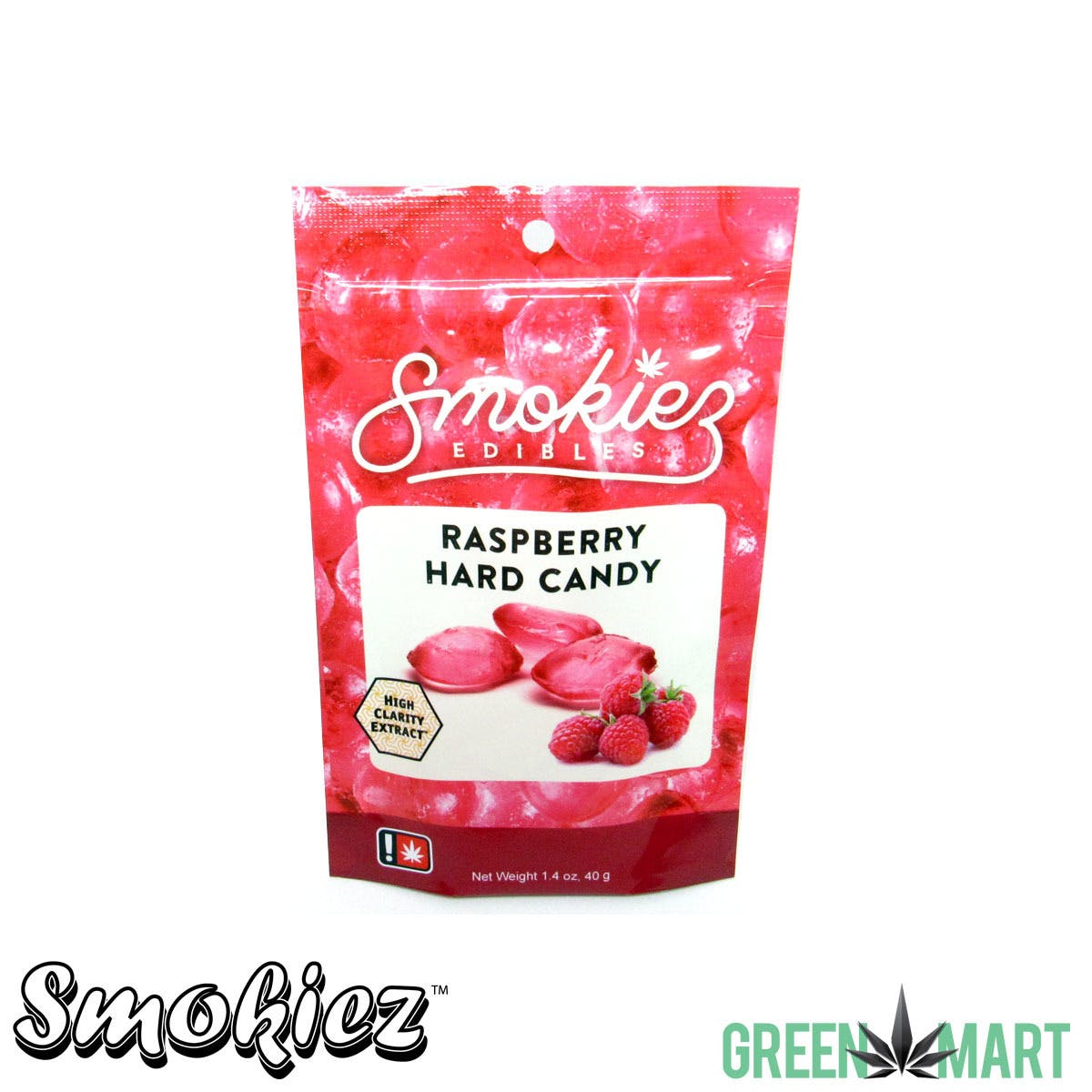 Smokiez Hard Candies - Raspberry