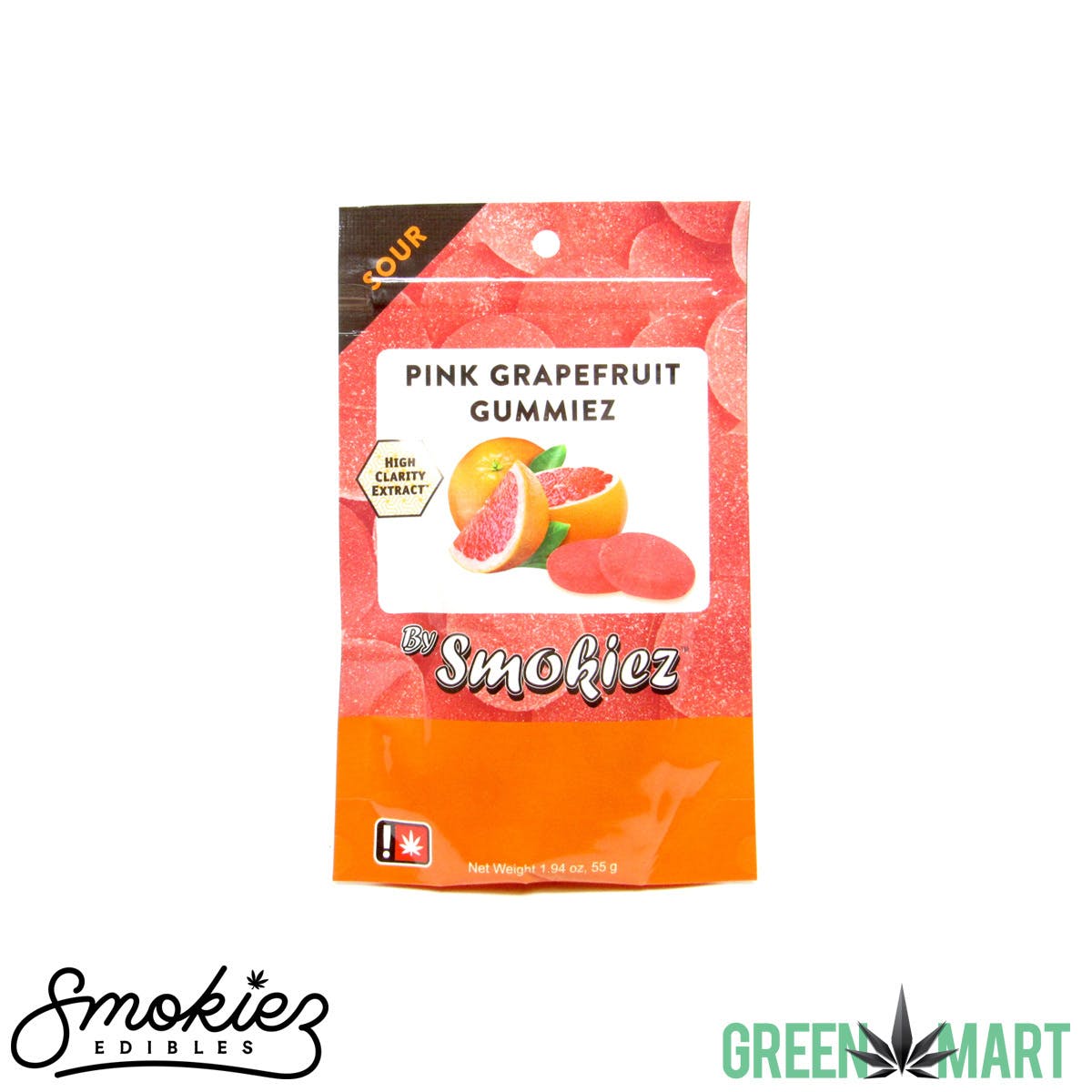 Smokiez Sour Gummiez - Pink Grapefruit