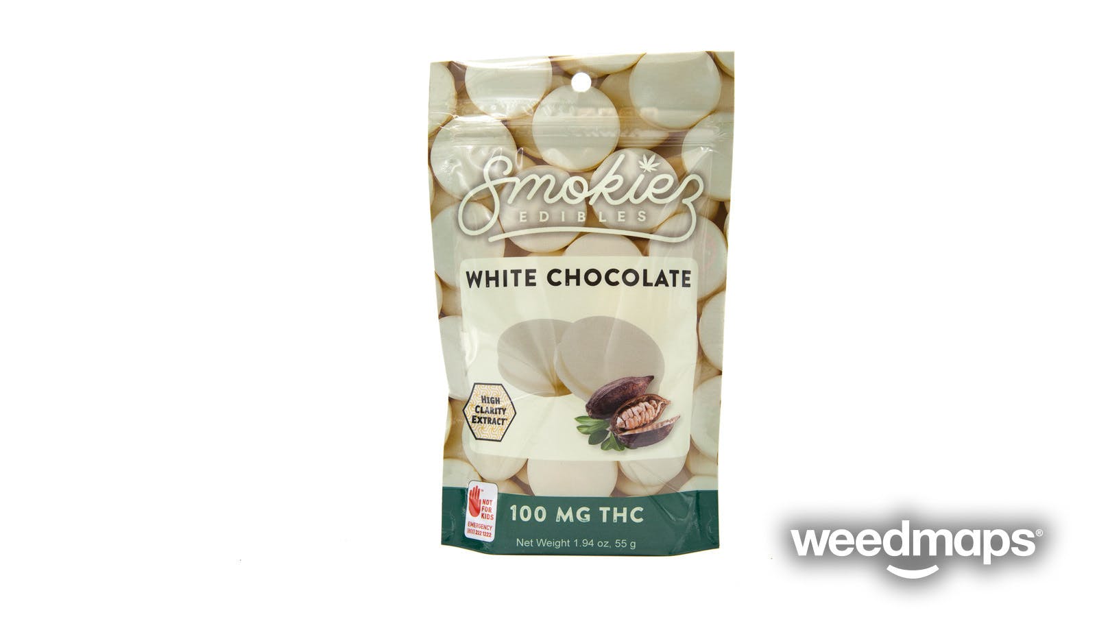 edible-smokiez-white-chocolate-100mg-thc-10-pack
