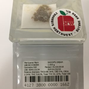 Snoop's Dream Shatter by Cannabis NW
