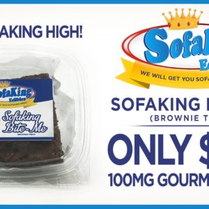 SofaKing Edibles - SofaKing Bite-Me ( Brownie Treat 100mg)