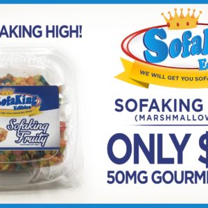 SofaKing Edibles - SofaKing Fruity ( Marshmallow Treat 50mg)