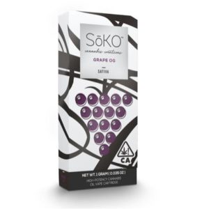 Soko Premium Vape Cart Grape OG