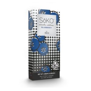 Soko Premium Vape Cartridge Blueberry