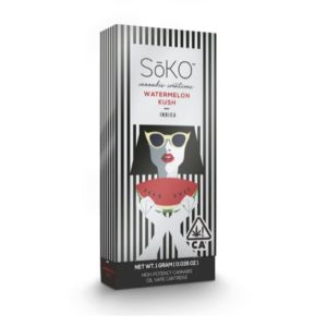 Soko Premium Vape Cartridge Watermelon Kush