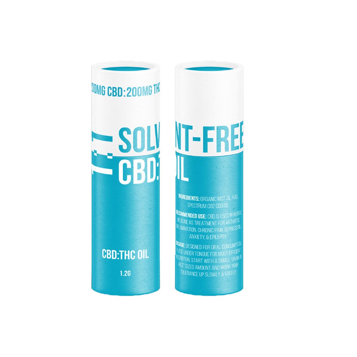 Solvent Free THC: CBD 1:1 Cannabis Oil 200mg