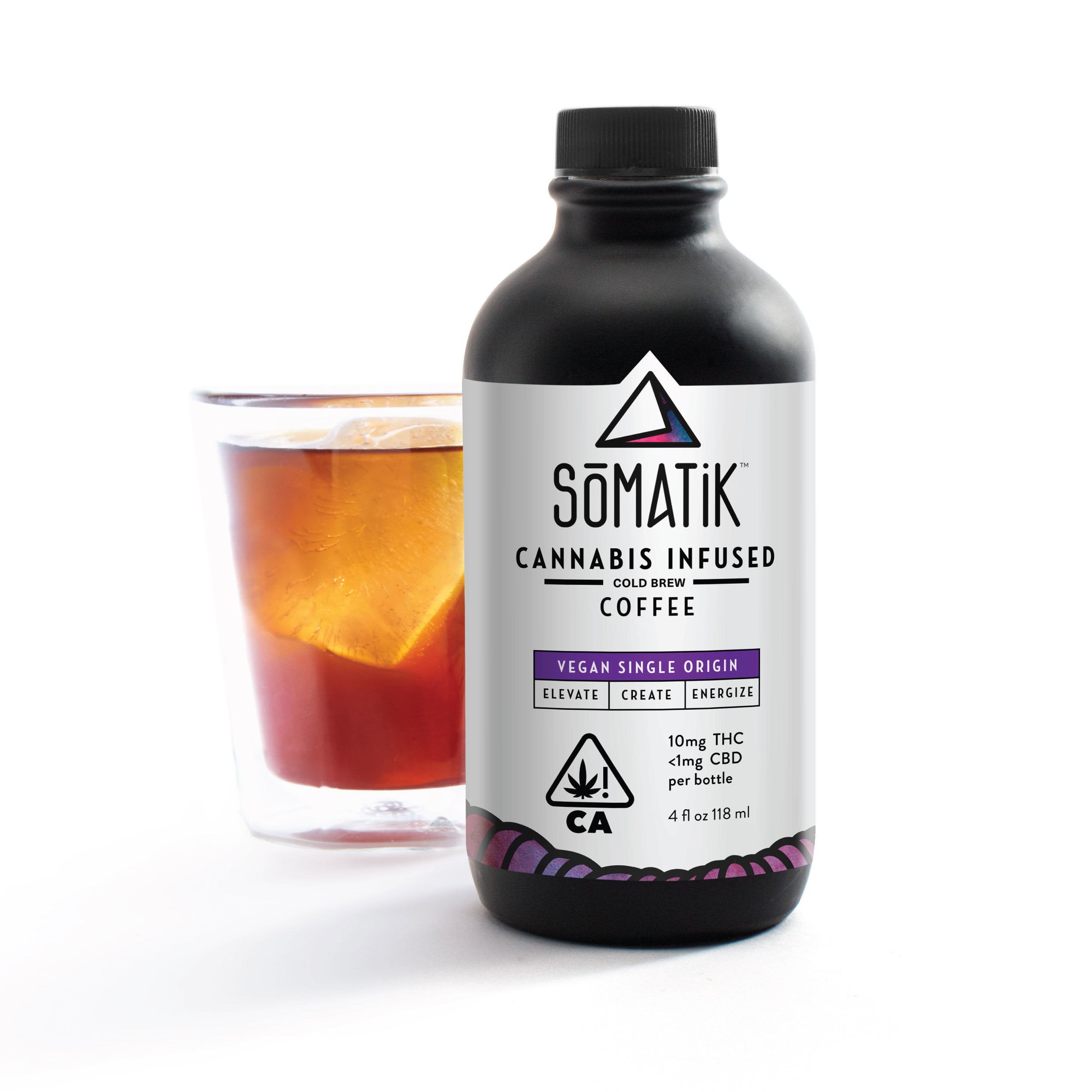 Somatik Cannabis Infused Cold Brew Coffee THC