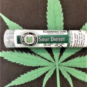 Sour Diesel PRE-ROLL (H) 14.82%THC (HOUSE PRE ROLLS)