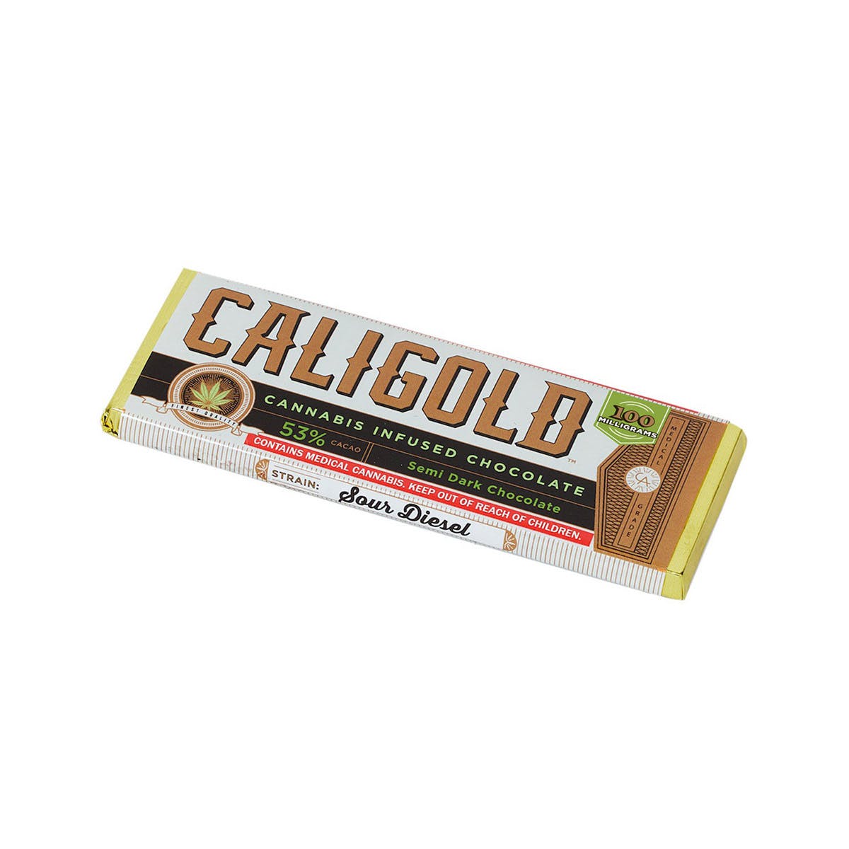 edible-caligold-sour-diesel-semi-dark-chocolate-bar-100mg