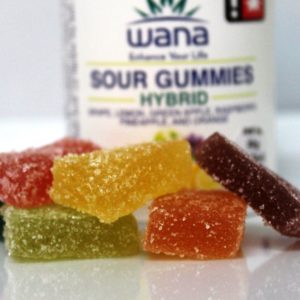 Sour Fruit Medley (H) Gummies | 50mg THC | 2.1mg CBD (Wana)