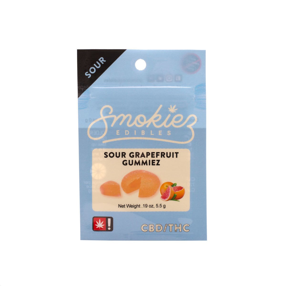 Sour Grapefruit 1:1 Single Gummy