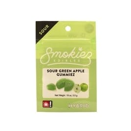 Sour Green Apple Gummiez, 100mg