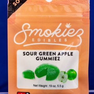 Sour Green Apple Sativa Gummy by Smokiez
