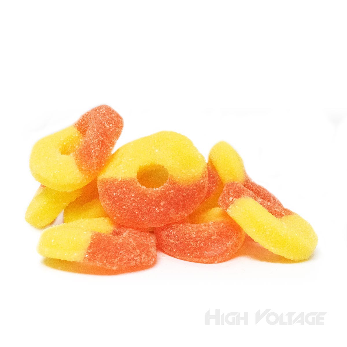 Sour Peach Rings- 400mg