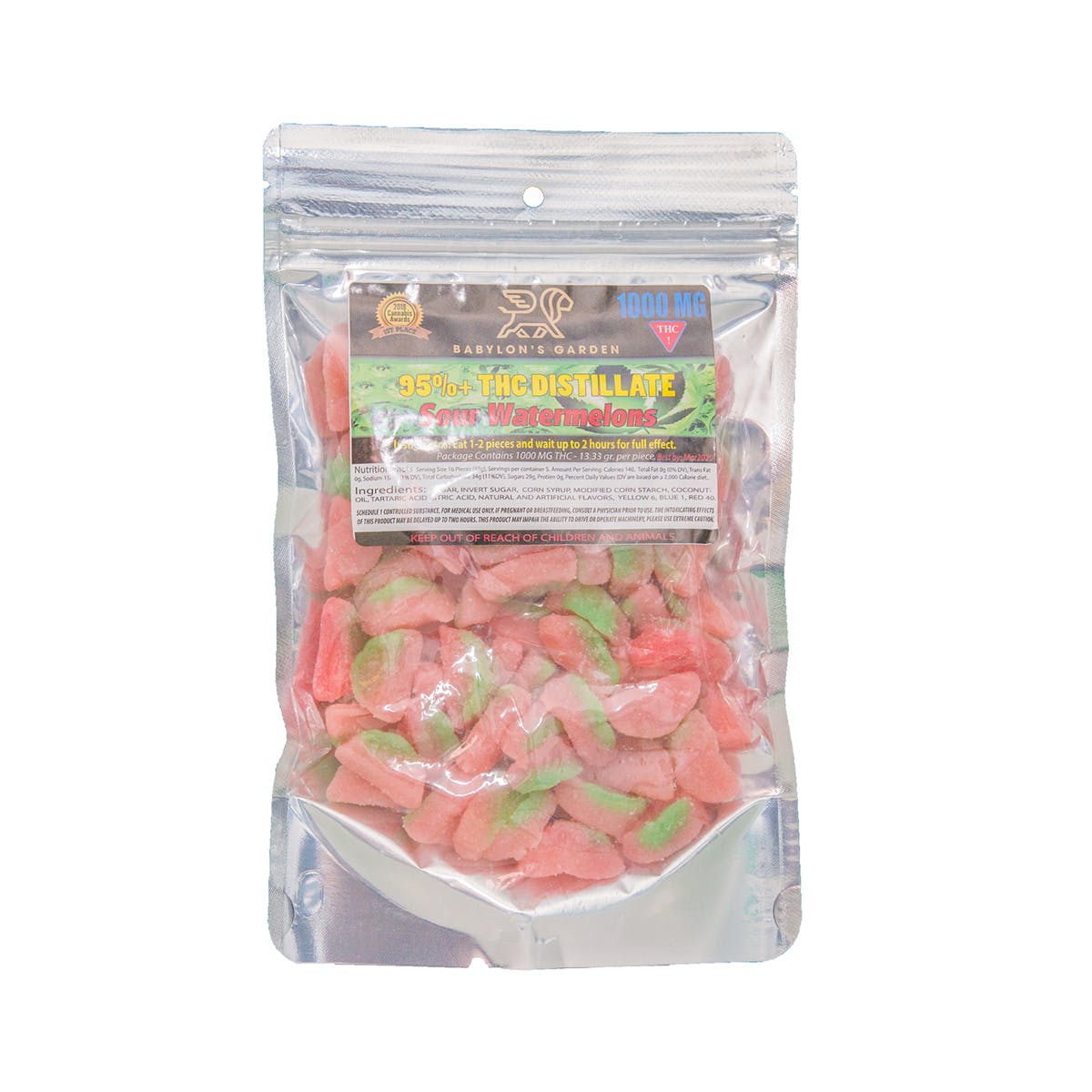 Sour Watermelons - 1000mg