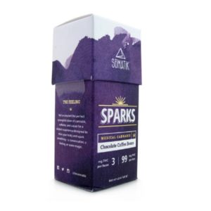 Sparks Vegan Chocolate Covered Coffee Beans - Somatik