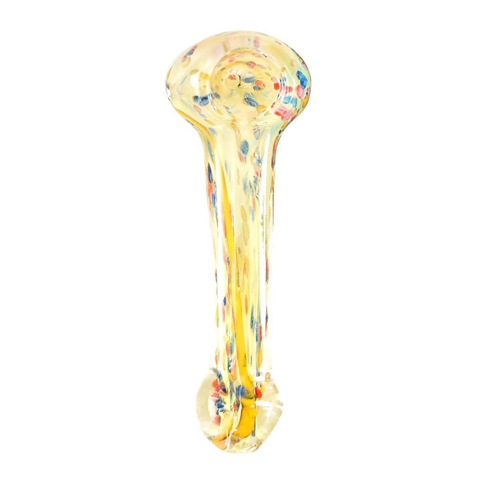 Speckled Frit Hand Pipe 4"