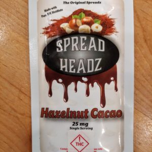 Spread Headz Hazelnut (Single Serve)- 25mg