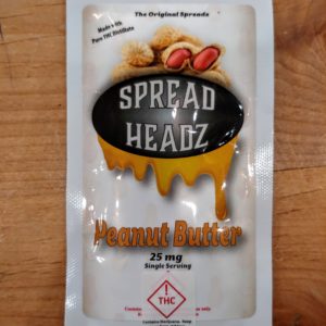 Spread Headz Peanut Butter (Single Serve)- 25mg