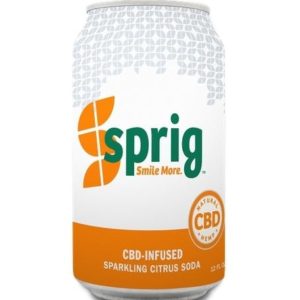Sprig CBD infused sparkling citrus soda