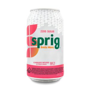 Sprig - Citrus Zero Sugar - 10mg - 2mg CBD