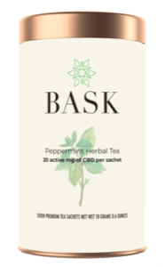 SSW Bask Peppermint Herbal Tea (25mg CBD)