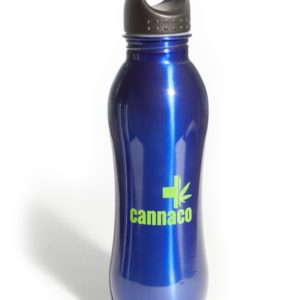 Stainless Steel Grip Water Bottle with Caribiner
