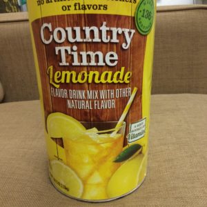 Stash Can /Country Time Lemonade