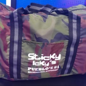 Sticky Icky's Camo Duffel Bag